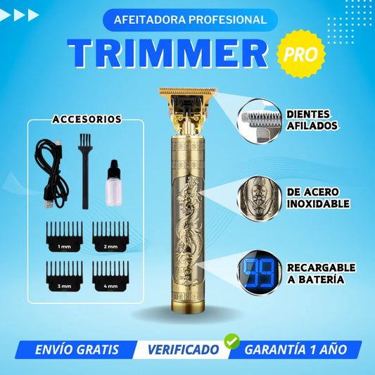 TrimmerPro™ - Afeitadora Profesional para Barba y Cabello