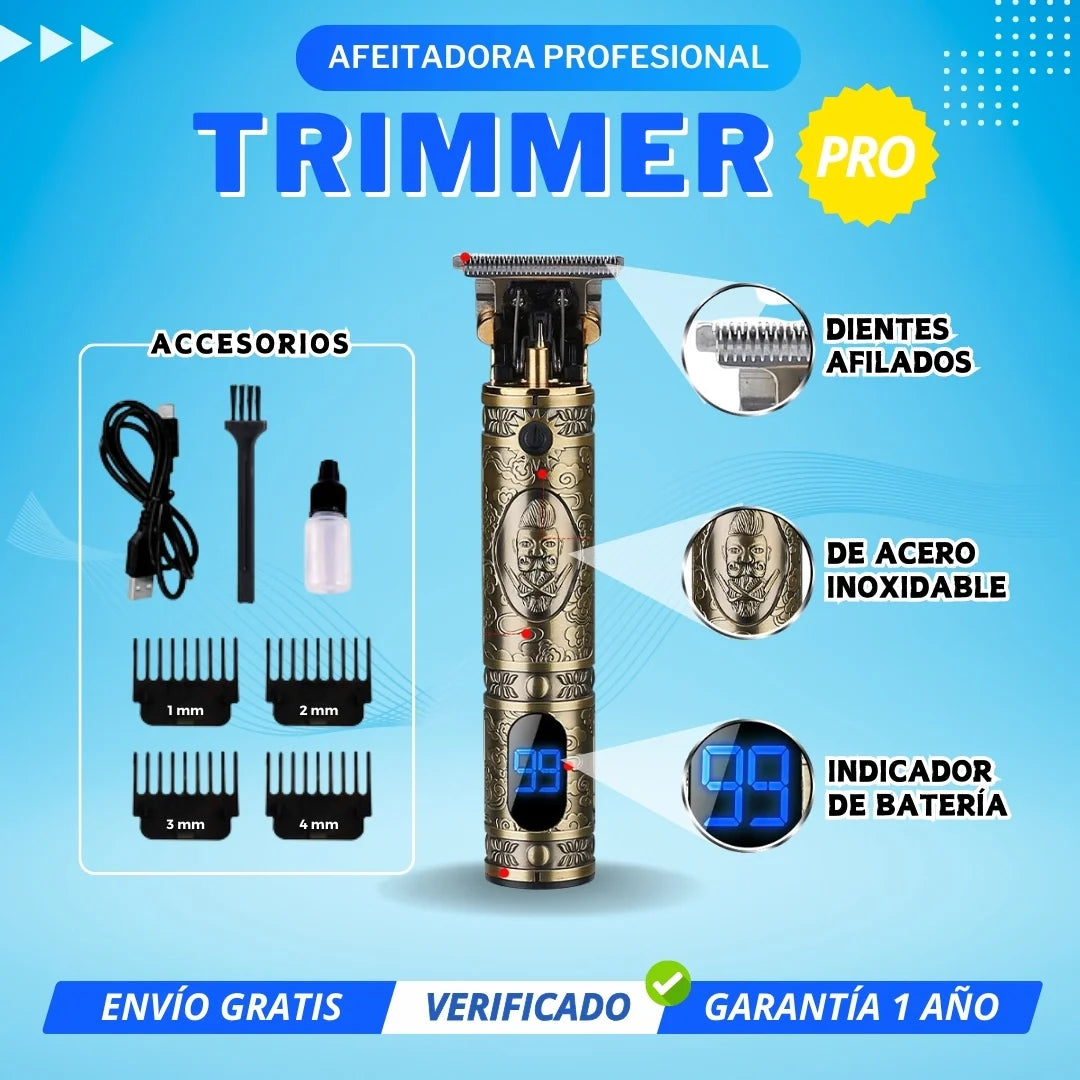 Afeitadora Profesional TRIMMER - Con LED